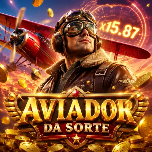 Card do jogo Aviator com avião subindo e multiplicador crescendo