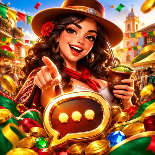 Chat da sala de bingo com mensagens de jogadores e reações durante o sorteio