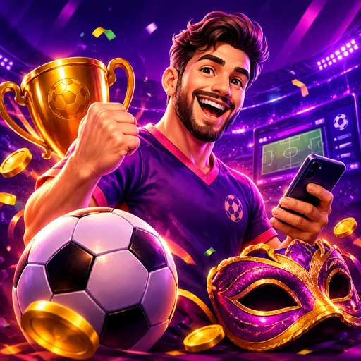 Conjunto de bolas e raquetes sobre fundo escuro com grafismo de odds de apostas esportivas