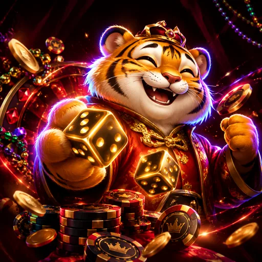 Rolo central do Fortune Tiger coberto de wilds dourados durante o respin